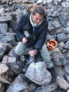 Marco Bonifazi al lavoro