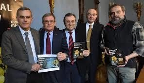 Da sinistra: Massimo Bosso, Dario Bresciani, Gilberto Lambertini, Maurizio Varoli e Roberto Appiani (fotoSchicchi)
