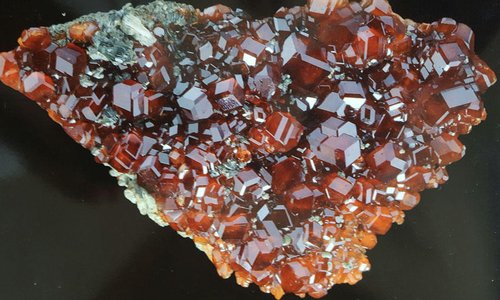 Granato Hessonite di Laietto - Collezione Gallino (foto L. - D. Bayle)